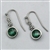 Giselle's Deep Green Pensamiento Earrings