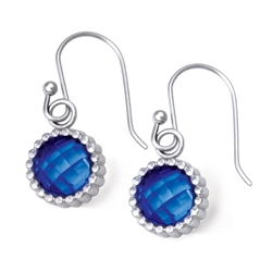 Vesta Spinel Blue Earrings