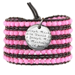 Vesta Ruby Pink Wrap Bracelet