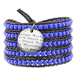 Vesta Spinel Blue Wrap Bracelet
