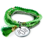 Vesta Smeraldo Legacy Tassel Bracelet