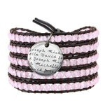 Vesta Tourmaline Pink Wrap Bracelet